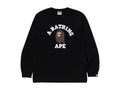 BAPE College L/S Tee (SS25) Black