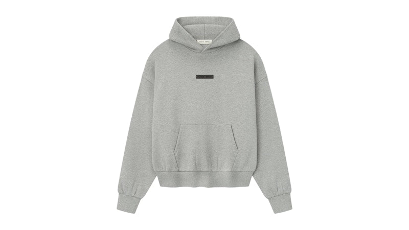 Fear of God Essentials Classic Fleece Hoodie Concrete Heather