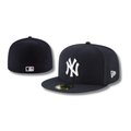 New York Yankees Navy Blue Fitted Cap with MLB Logo