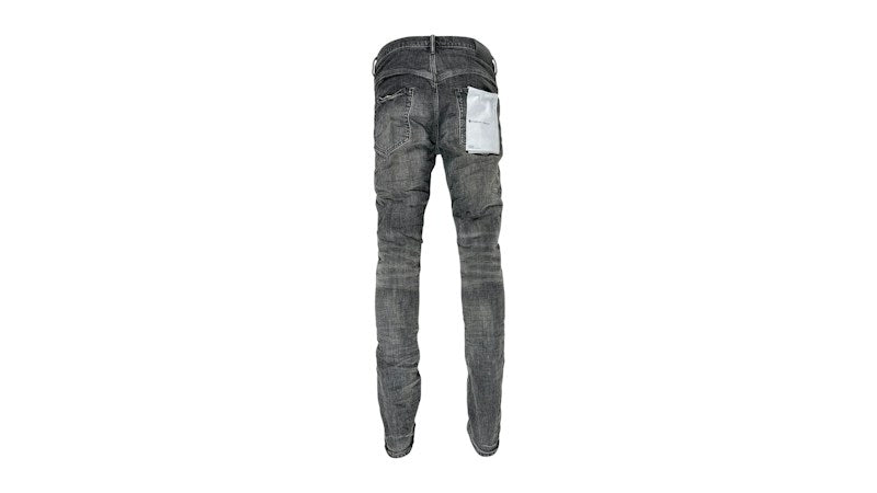 Purple Brand Grey Dirty Blowout Jean Black