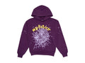Sp5der Star OG Web V2 Hoodie Purple
