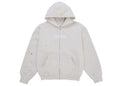 Supreme MM6 Maison Margiela Box Logo Zip Up Hooded Sweatshirt White