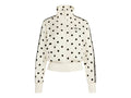 adidas Women's Satin Polka Dots TT Track Jacket Off White